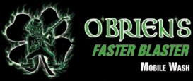 O'Brien's Faster Blaster logo